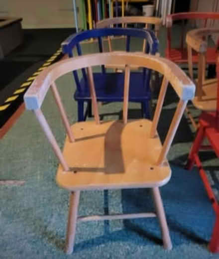 Photo of free Wooden 'Captains Chairs' for toddlers (Mulbarton NR14) #1