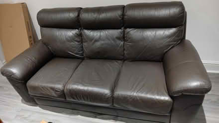 Photo of free Leather sofas 3&2 (Nuneaton CV10) #1