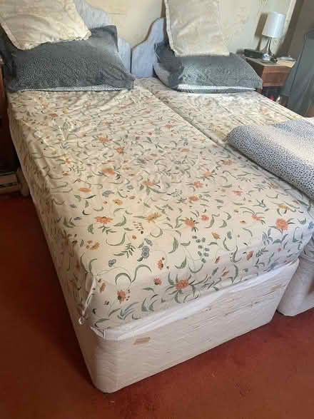 Photo of free 2 Divan Beds With Mattresses and Headboards (CT11) #1