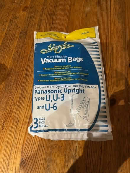 Photo of free Bags for Panasonic upright vacuum (Ottawa west) #1