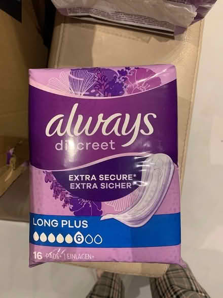 Photo of free Sanitary towels (Kennington) #1