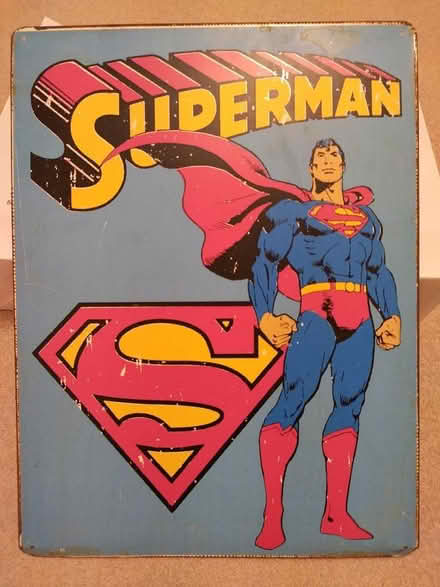 Photo of free Metal Superman wall art (Haywood RG12) #1