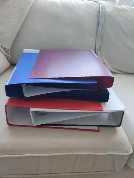 Photo of free Old ring binders (Hove BN3) #1