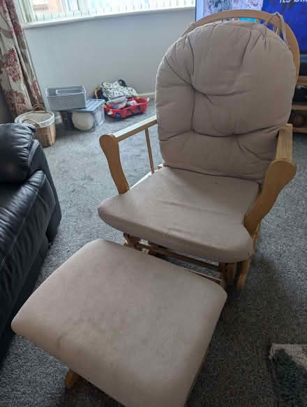 Photo of free Rocking chair and stool (Snapes Green WV10) #1