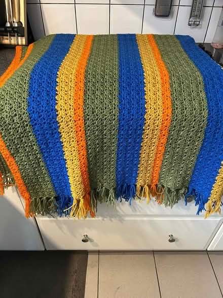 Photo of free Handmade crocheted/knit blanket (Aurora SW) #1