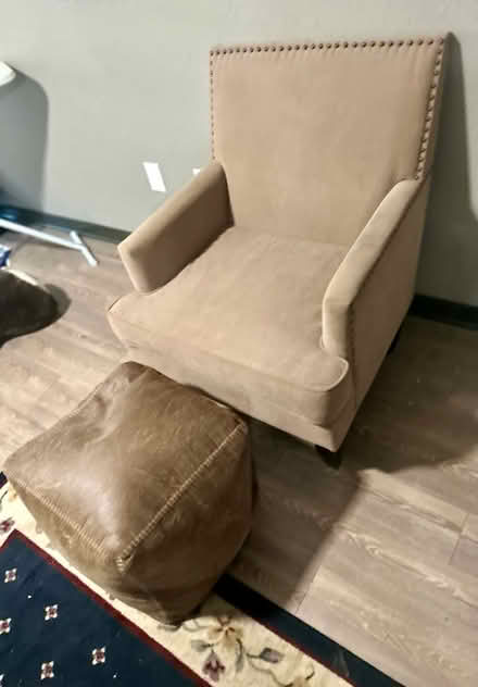 Photo of free Chair & Footrest (Springs @ Newnan) #1