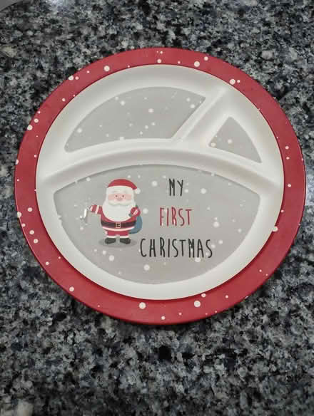 Photo of free Toddler Christmas plate (Wootton OX1) #1