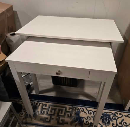 Photo of free White wood nesting desks (Arlington, virginia) #1