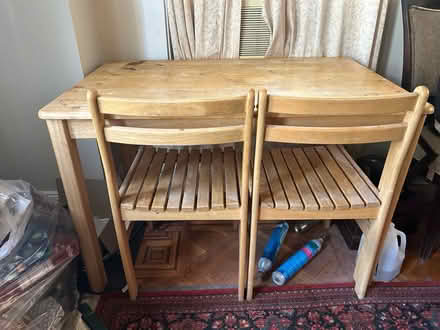 Photo of free Small kitchen table with 4 chairs (Ditmas Park, Brooklyn) #1