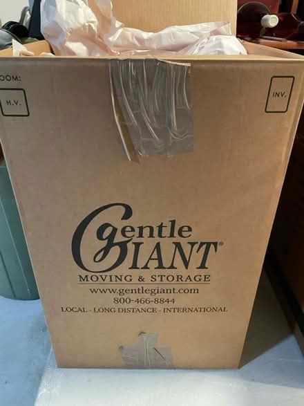 Photo of free Sturdy, large moving box (West Cambridge) #1