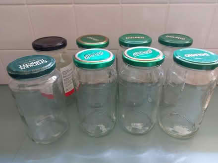 Photo of free 8 x glass jars with metal lids (Hurstville) #1