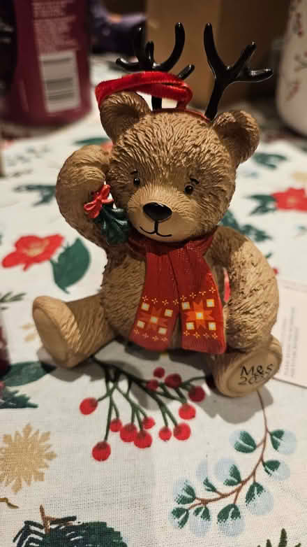 Photo of free Christmas candle.and bear ornament (Twerton) #2