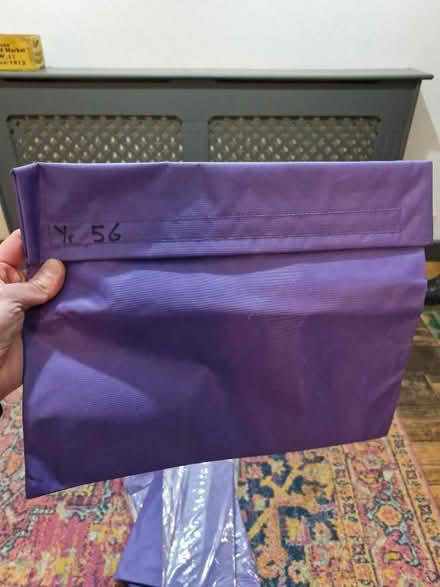 Photo of free 6 purple book bags (Clitheroe BB7) #1