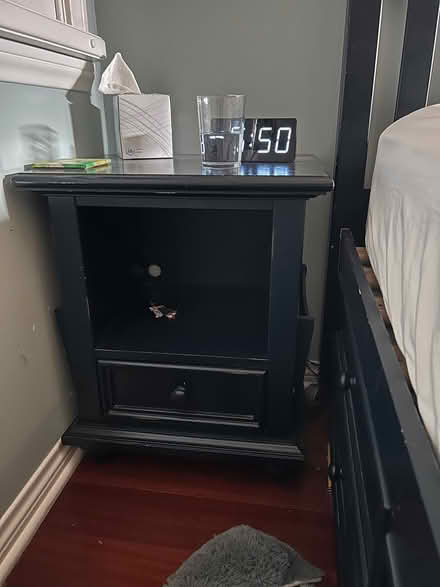 Photo of free Full size Wood bed and nightstands (Los Angeles, California) #3