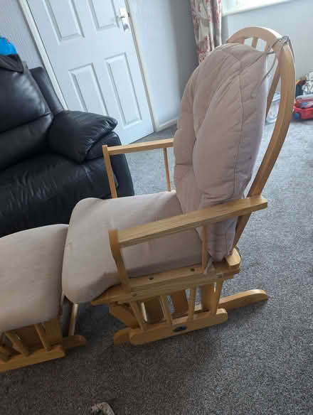 Photo of free Rocking chair and stool (Snapes Green WV10) #2