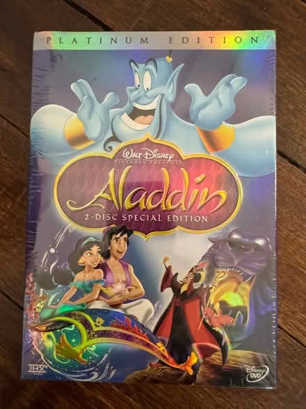 Photo of free Disney's Aladdin 2-Disc Special DVD (Midtown West Manhattan) #1