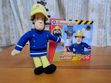 Photo of free Fireman Sam Toy and book. (Kendal LA9) #1