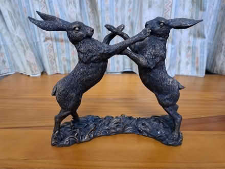 Photo of free 2 Hares Metal Ornament (Kendal LA9) #1