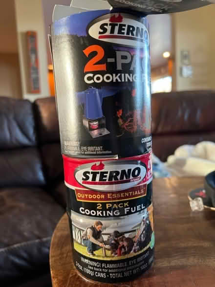 Photo of free 3 sterno cans (High resort and Broadmoor) #1