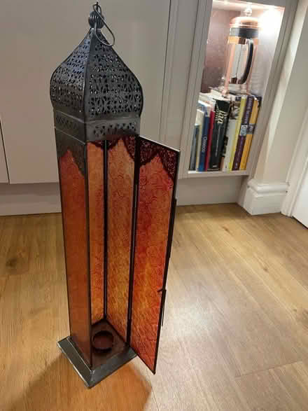 Photo of free Red Moroccan Candle Lantern (Hala LA1) #3