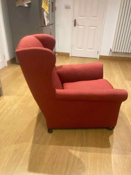 Photo of free Red Victorian fireside chair (Southdown AL5) #2