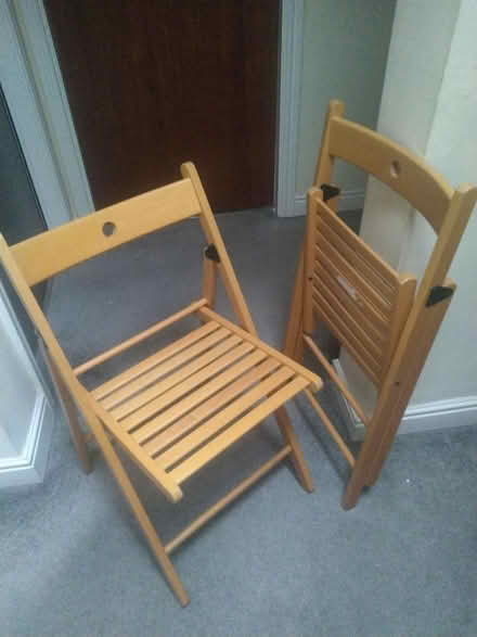 Photo of free Fold up chairs x2 (Whalley Range M16) #1