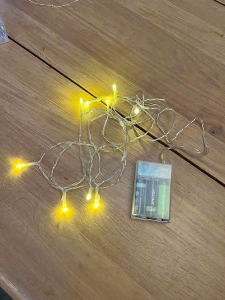 Photo of free 2 x Small strings of LED fairylights (Upper Wolvercote OX2) #2