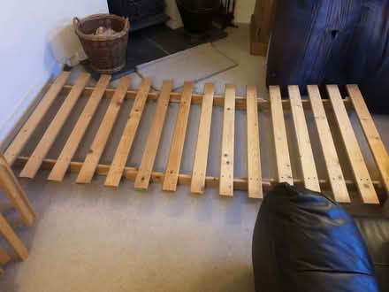 Photo of free Single Futon Chair/Fold out Bed (Woolmer Hill GU27) #2