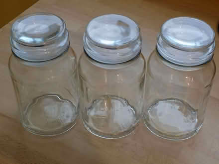 Photo of free Three empty & clean storage jars (Kendal LA9) #1