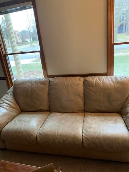 Photo of free Leather couch (SE Nville Royce and Braddock) #1