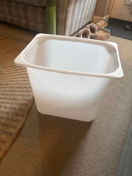 Photo of free Large white tub for ikea trofast (RG2 Shinfield) #1