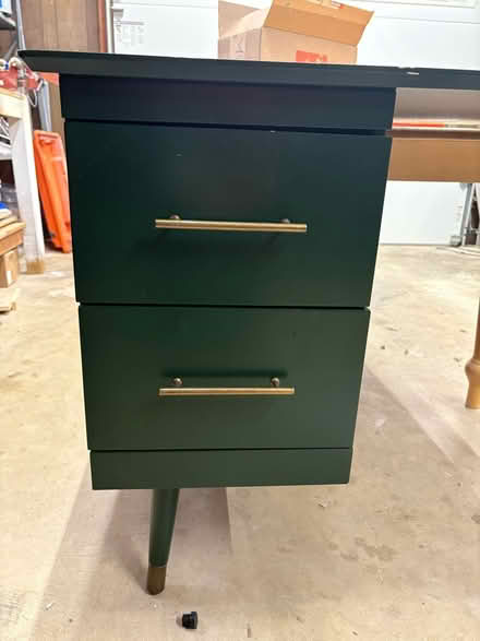 Photo of free Green mid-century modern desk (North Hills Raleigh) #4