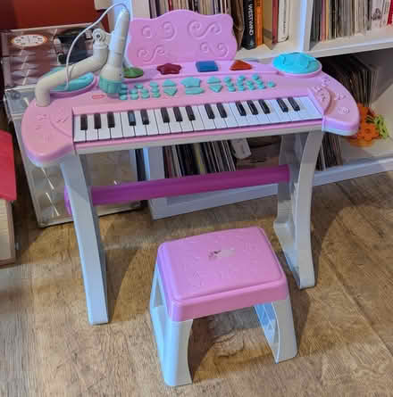 Photo of free Child's piano and stool (Bedford, MK40) #1