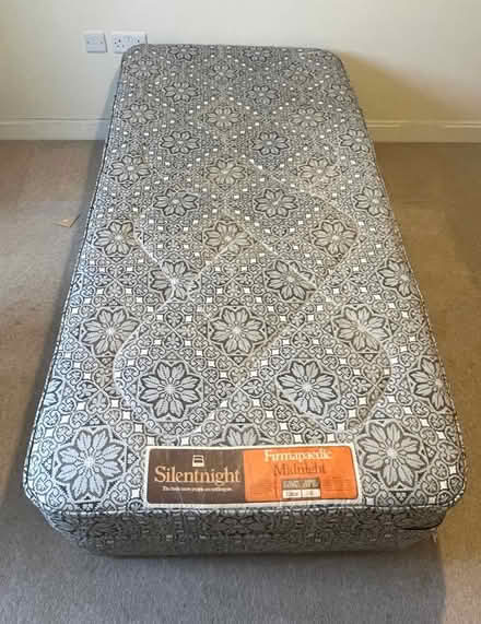 Photo of free Single Bed - Base & Mattress (Broadstone BH18) #1