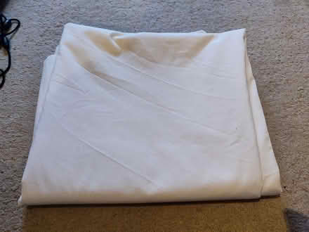 Photo of free White bed sheet hardly used (CT11) #1