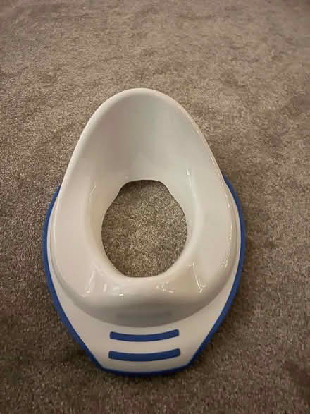 Photo of free White/ blue Toilet Training SEAT (Beaumont LA1) #1