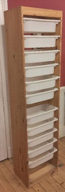 Photo of free Simple Wood and Plastic Drawer Unit (Marchmont EH9) #1