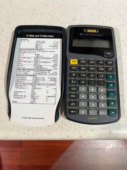 Photo of free 2 - TI Scientific Calculators (Near Rancho San Antonio Park) #1