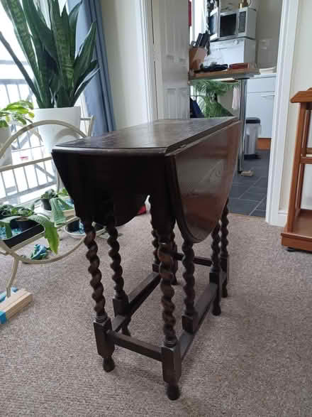 Photo of free Small gate leg table (Morecambe, Lancashire) #1