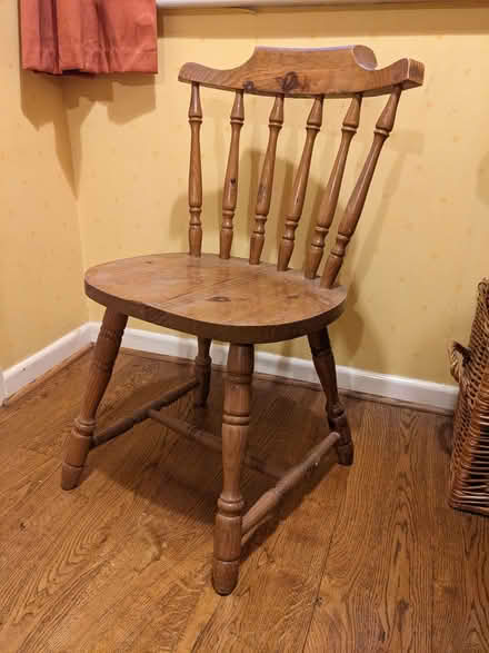 Photo of free Pine kitchen chair (Leighton Buzzard LU7) #1