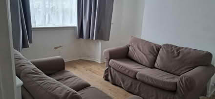 Photo of free 2 x two seater sofas (Rednal, Rubery B458Q*) #1