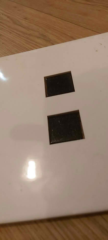 Photo of free 5 x White tiles with black glitter insert (Carterton OX18) #2