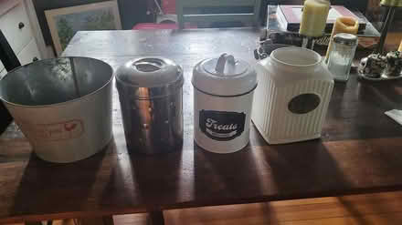 Photo of free 4 random containers (Off of Auburndale ave.) #1