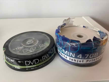 Photo of free Empty dvd+r and dvd+rw (Frodsham, wa6) #1