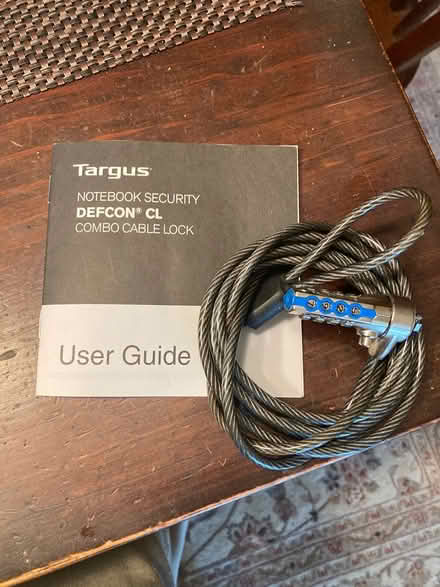 Photo of free Notebook/laptop security cable (Mt. Pleasant DC) #1