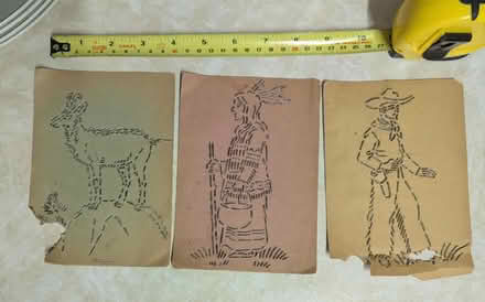 Photo of free 3 vintage paper stencils (Apsley HP3 0) #1