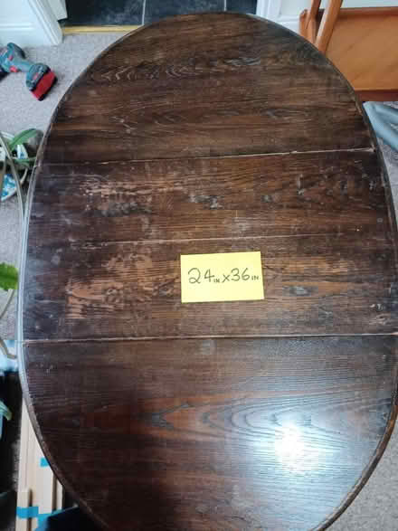 Photo of free Small gate leg table (Morecambe, Lancashire) #4