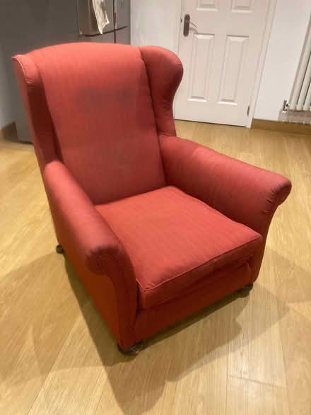 Photo of free Red Victorian fireside chair (Southdown AL5) #3