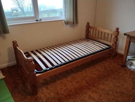 Photo of free Single bed frame (Strete TQ6) #1