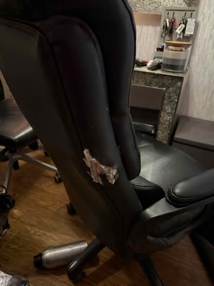 Photo of free Lazy boy leather office chair (L31) #2